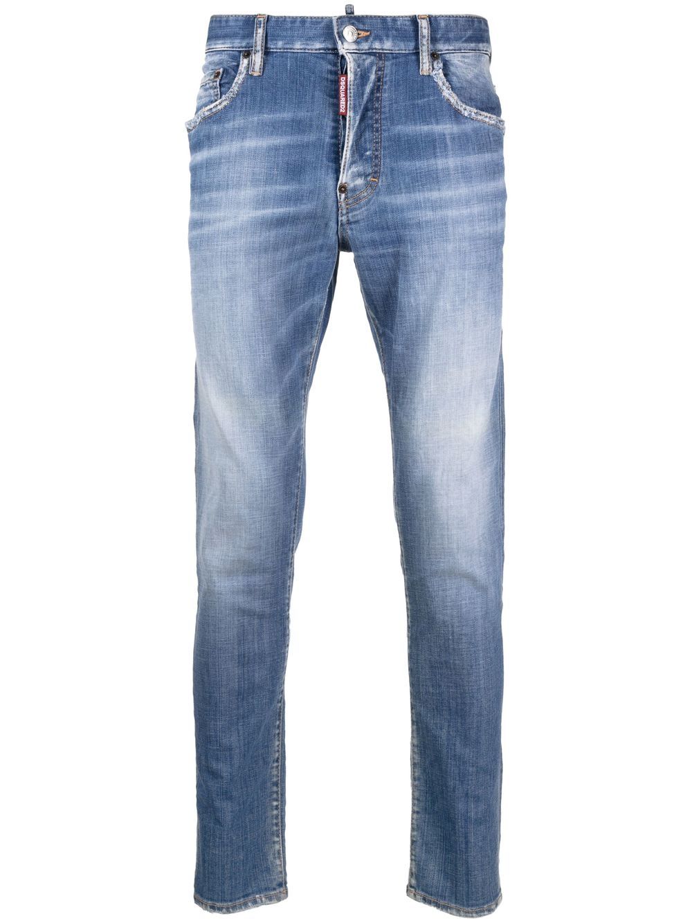 Slim-cut denim jeans - Blue