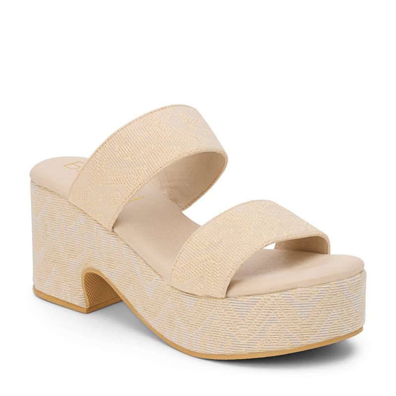 Women's Ocean Ave Chunky Platform Sandals (Beige Multi)
