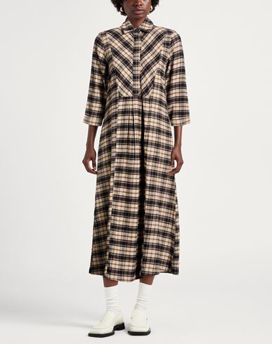 Woman Midi dress Beige Size XS Organic cotton