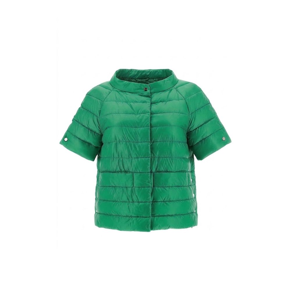 Lightweight Down-Padded Down Jacket — Green