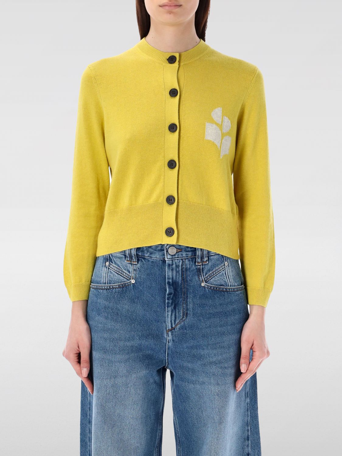 Cardigan Woman color Yellow