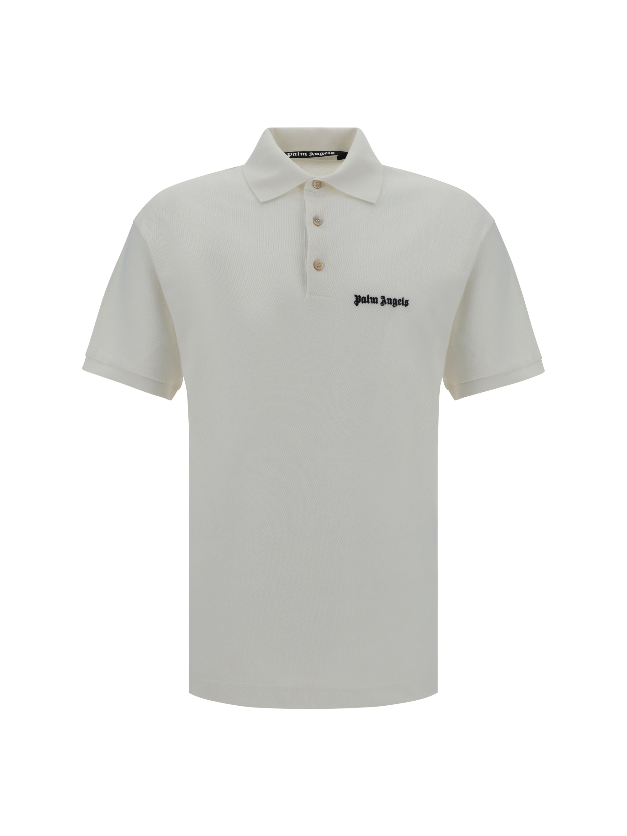 Logo-print cotton polo shirt - White