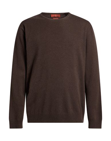 Man Sweater Dark brown Size XXL Merino Wool, Cashmere