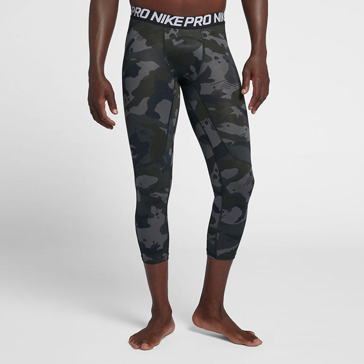 nike crop camo tight