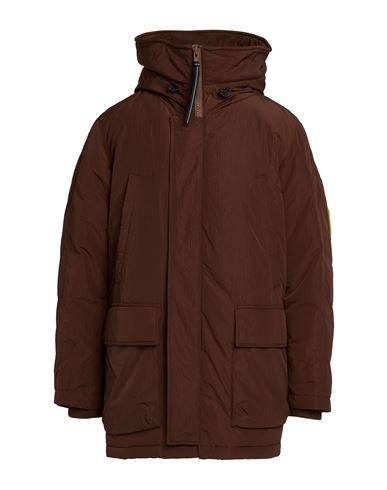 Man Jacket Brown Size L Polyamide