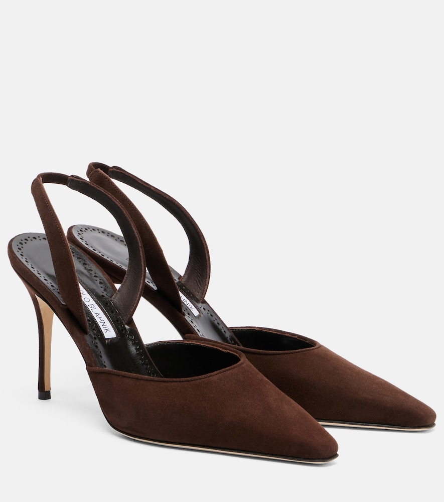 Borelapla suede slingback pumps