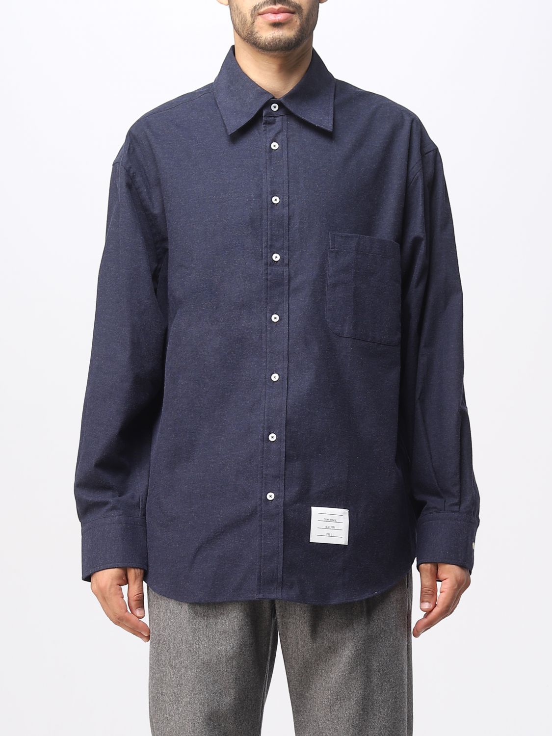 Shirt Men color Blue