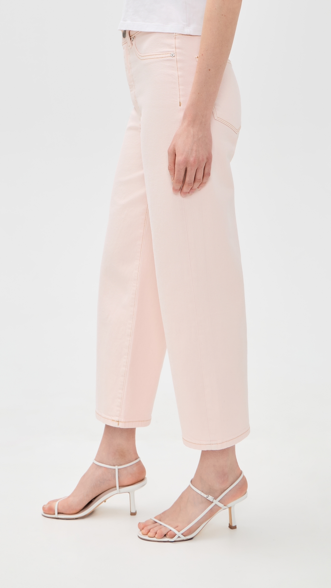 Karmine Petite Refined Wide Leg Jeans Ballet
