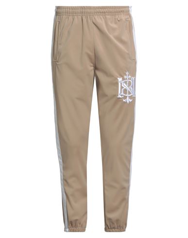 Man Pants Beige Size S Polyester