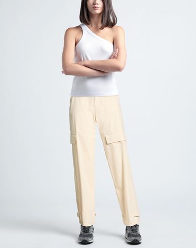 Woman Pants Ivory Size 4 Cotton, Polyamide, Elastane