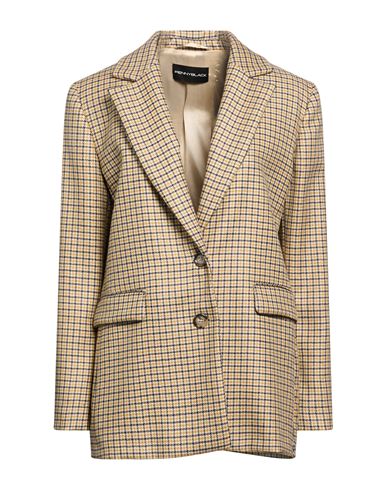 Woman Blazer Beige Size 6 Virgin Wool