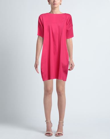 Liviana Conti Woman Mini dress Fuchsia Size 12 Cotton, Polyamide, Elastane