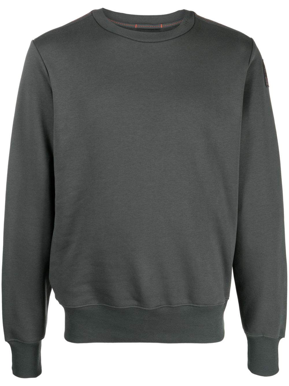 Logo-patch jersey sweatshirt - Green