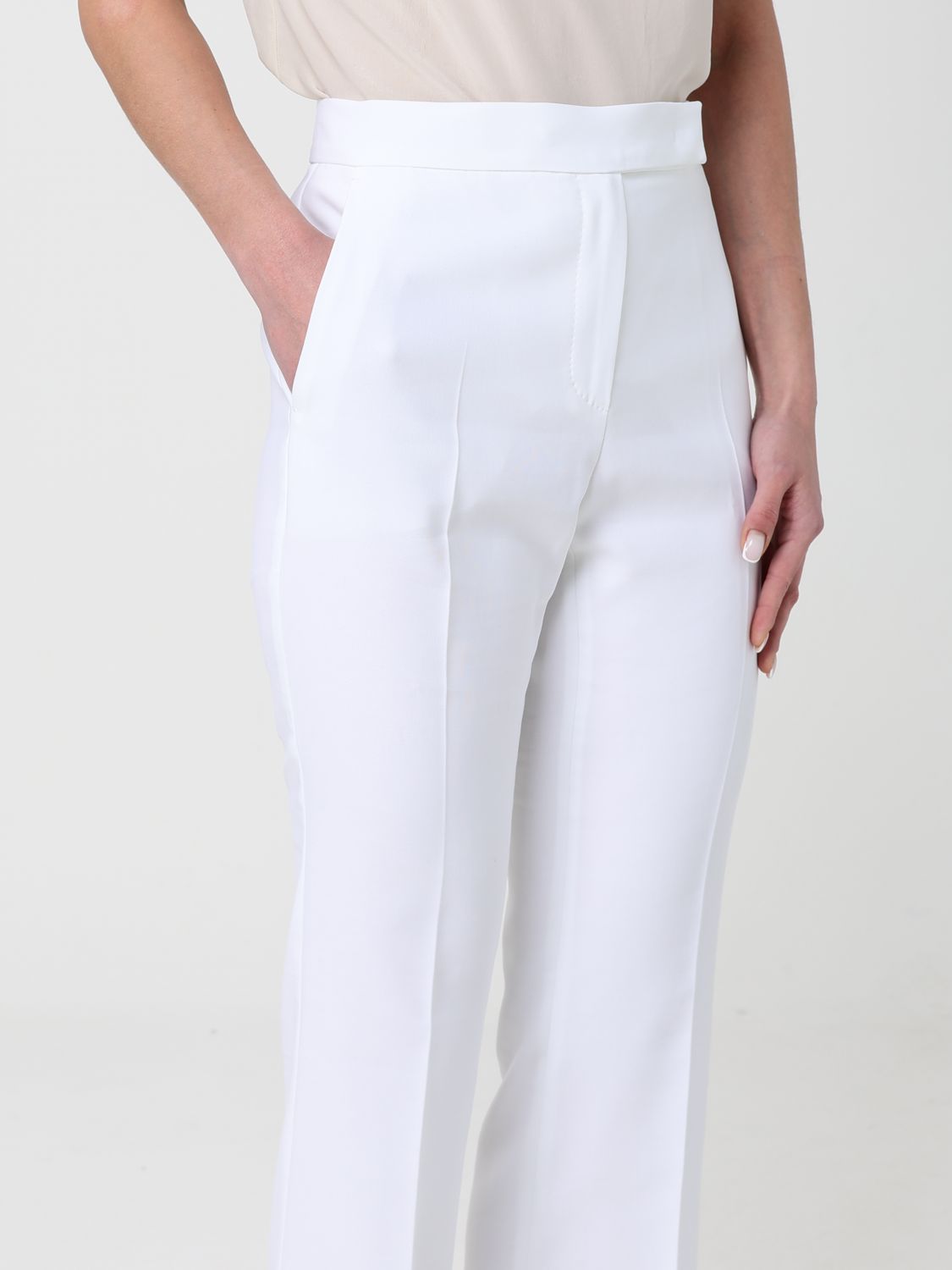 Pants Woman color White