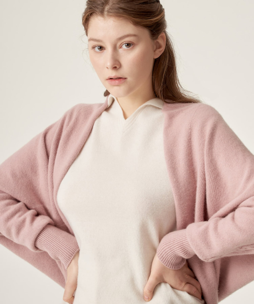 Easy Bolero Cashmere Blended Cardigan