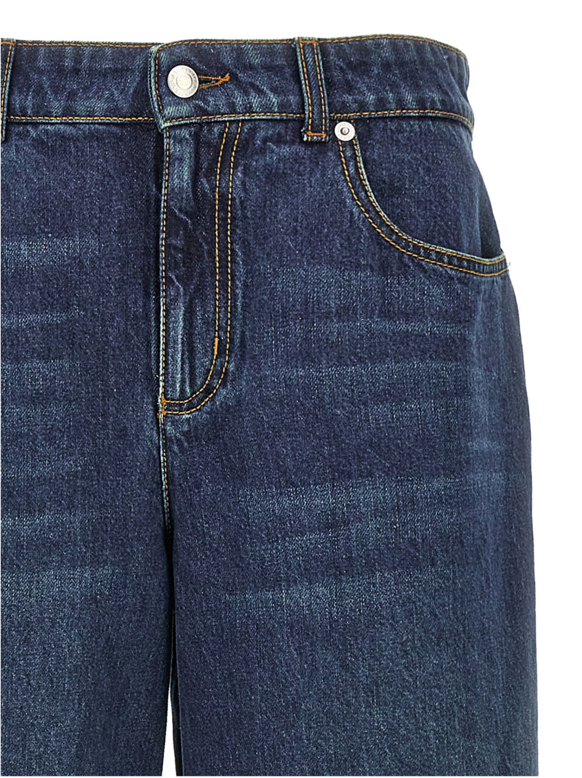 -Denim Jeans Blu-Donna