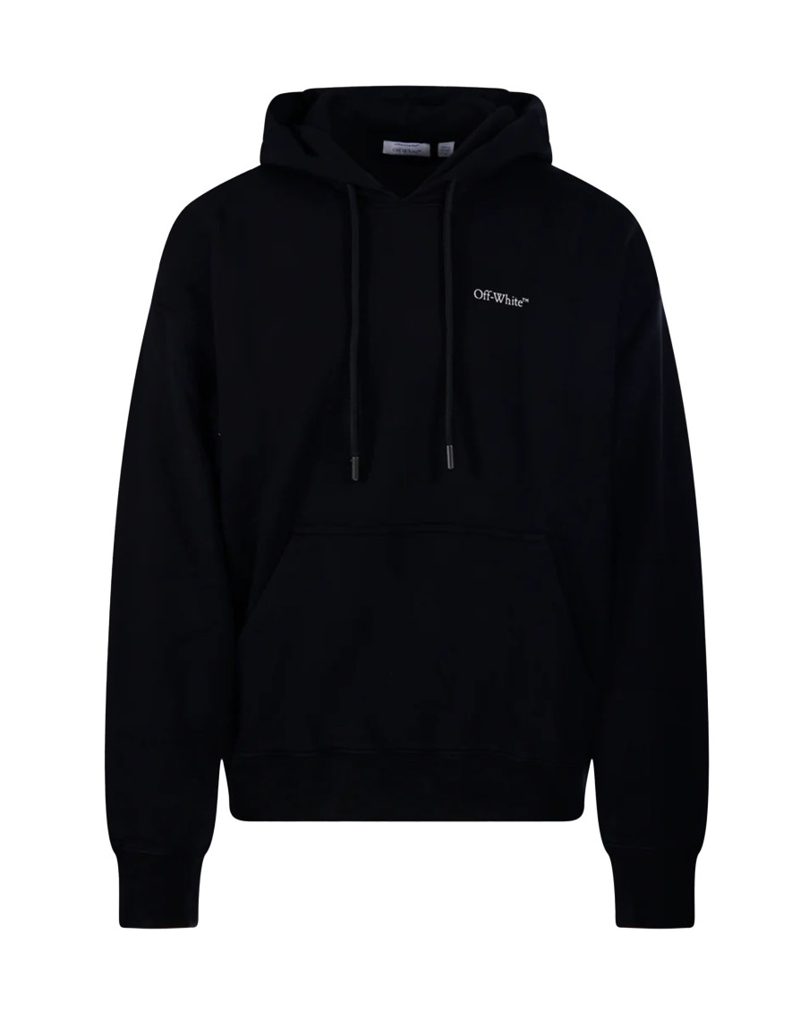 Black Regular Hood Sweatshirt