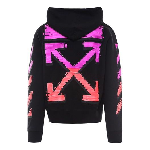 Men's SS21 Logo Printing Long Sleeves Loose Fit 'Black Fuchsia'
