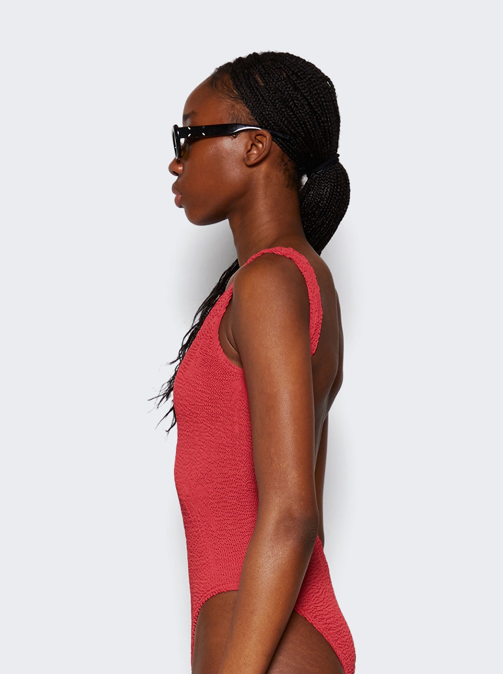 Mara open-back swimsuit - Red