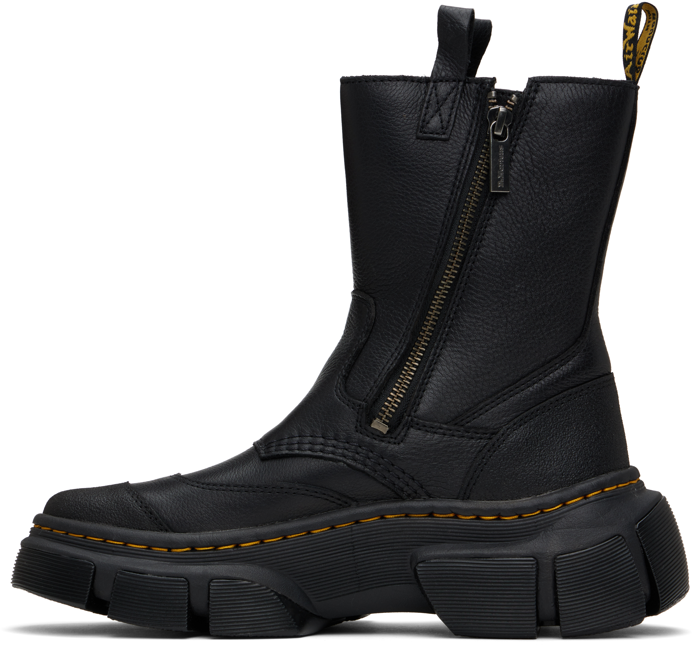Dr. Martens Black DMXL Rigger Leather Boots