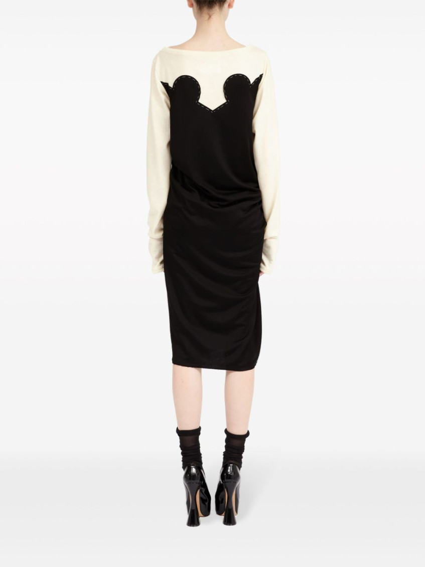 - Cotton Blend Midi Dress