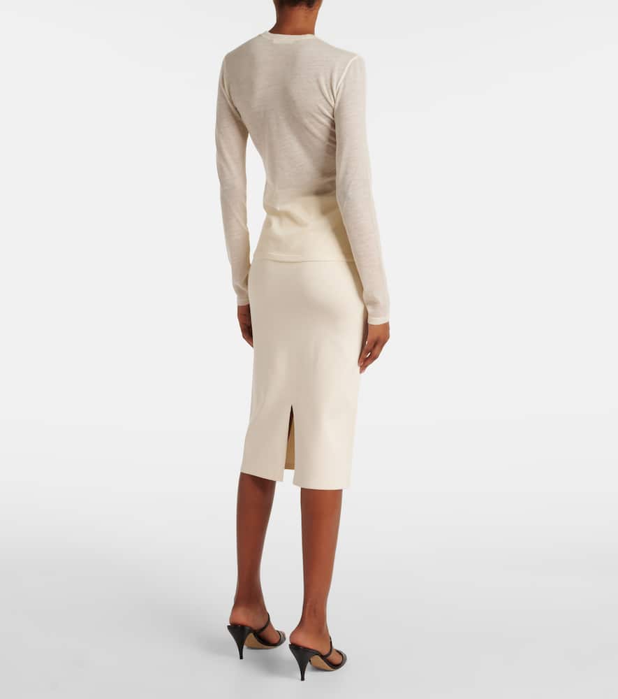 The Row Iverness cashmere top