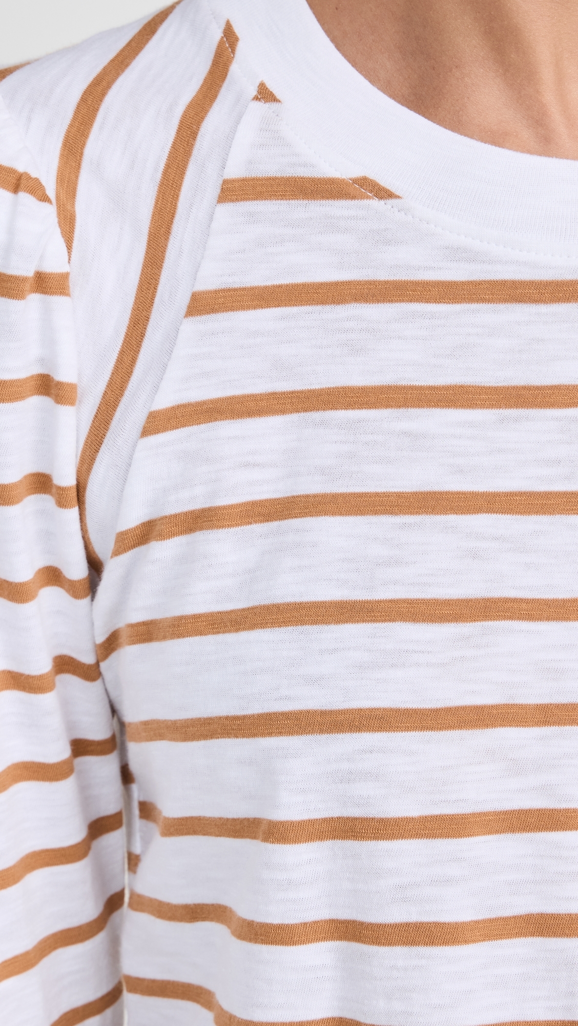 Mason Baseball Tee White Camel