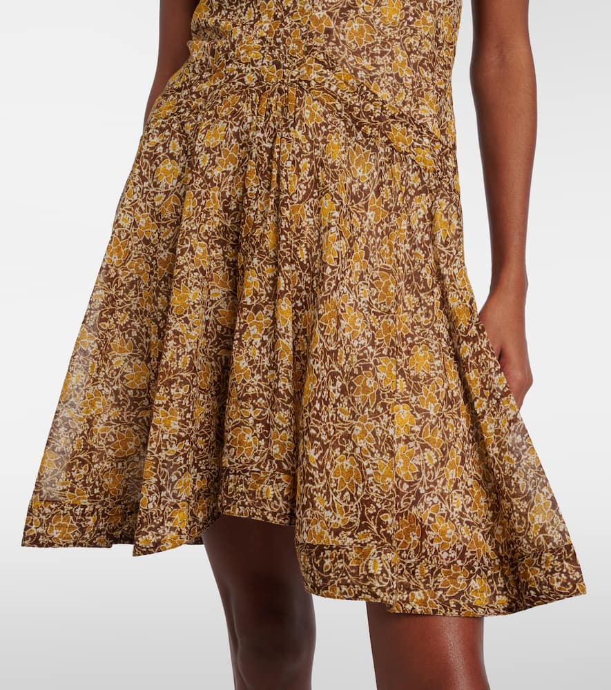 Danielle floral cotton voile minidress