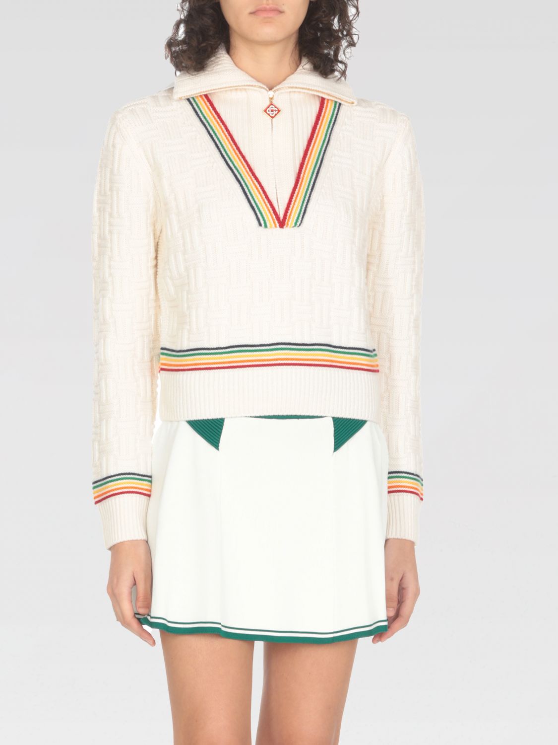 Column Stitch sweater - Neutrals