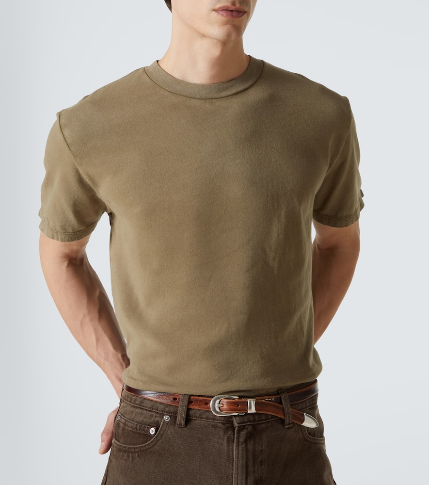 Box cotton jersey T-shirt