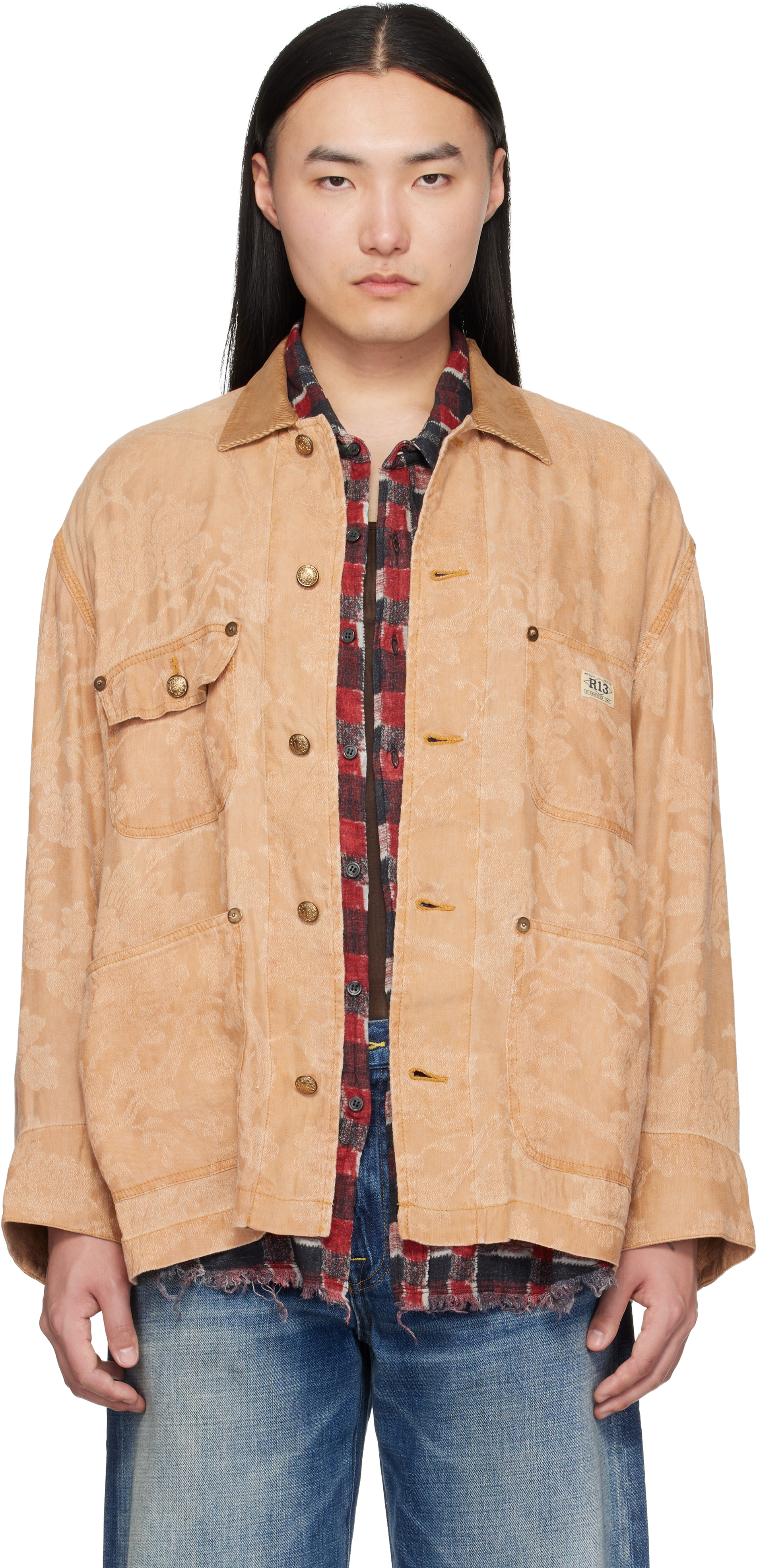 Orange Evelyn Chore Jacket