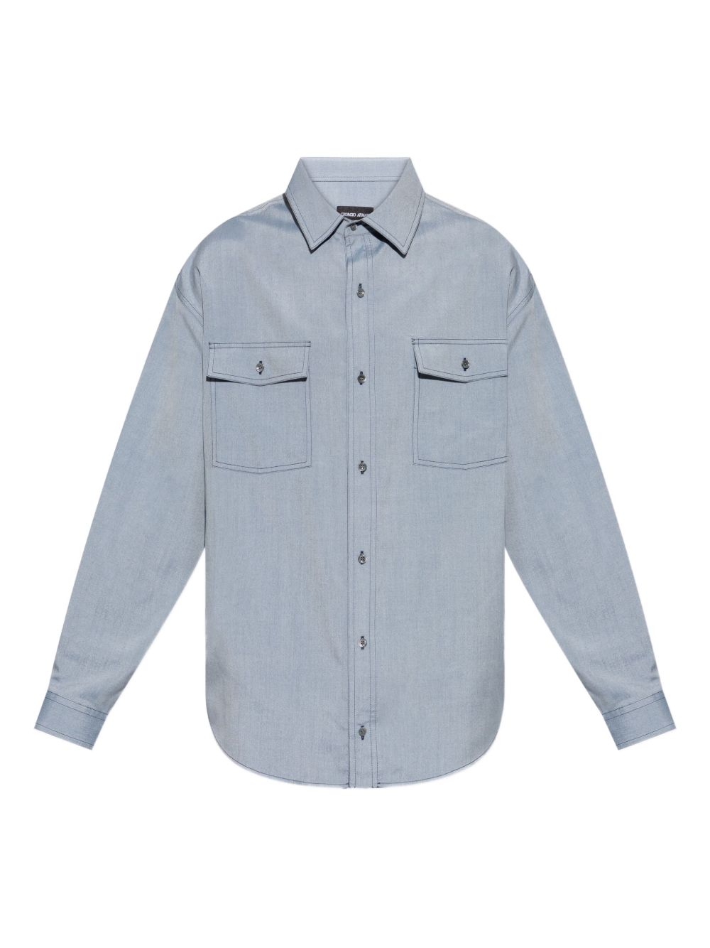 Silk shirt - Blue