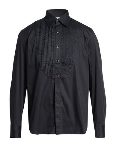 Man Shirt Black Size 15 ½ Cotton, Nylon, Elastane