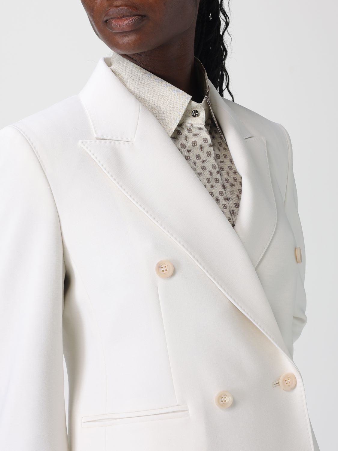 Blazer Woman color White