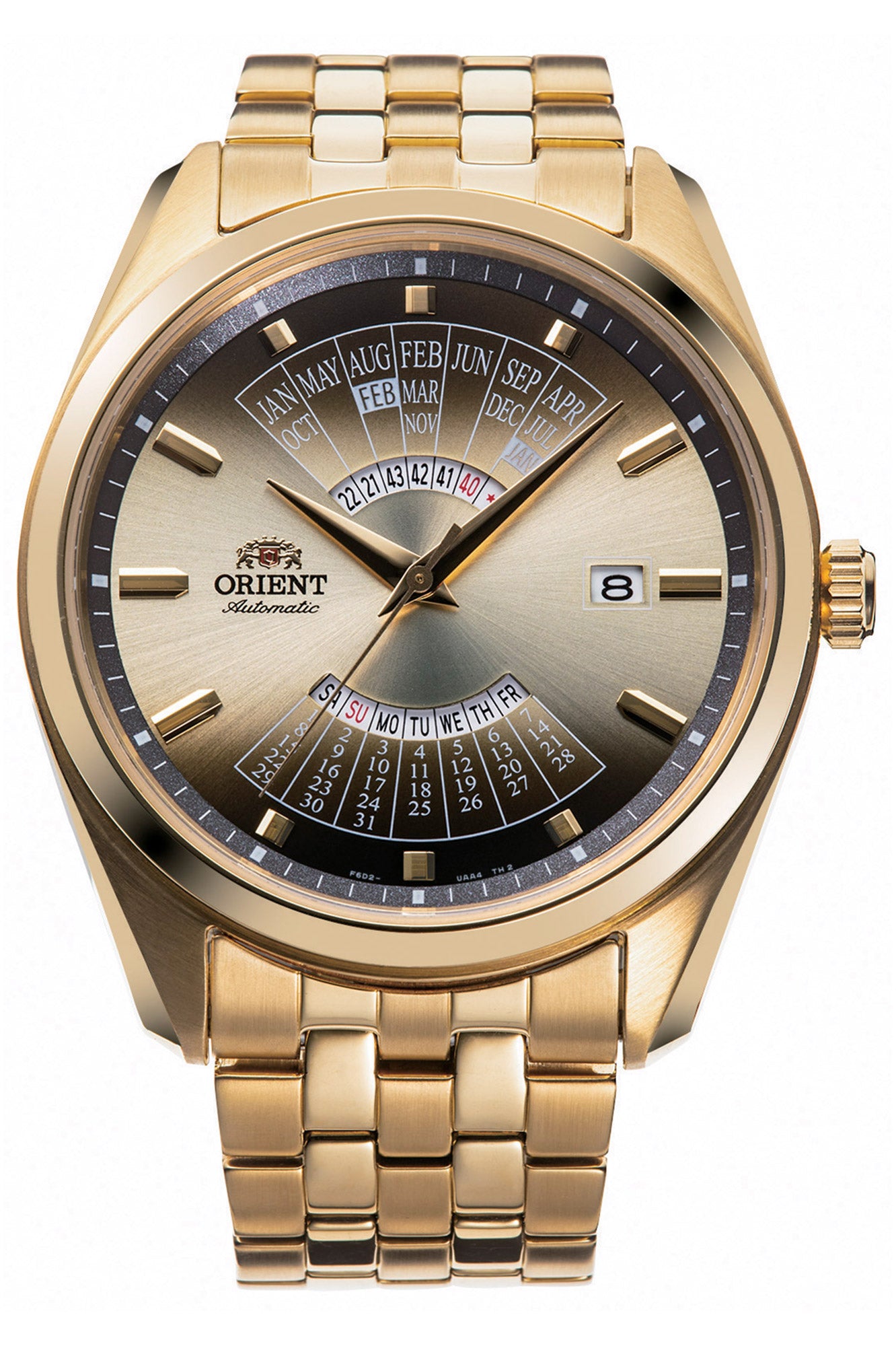 Men's Contemporary Multi Year Calendar 43mm Automatic Watch