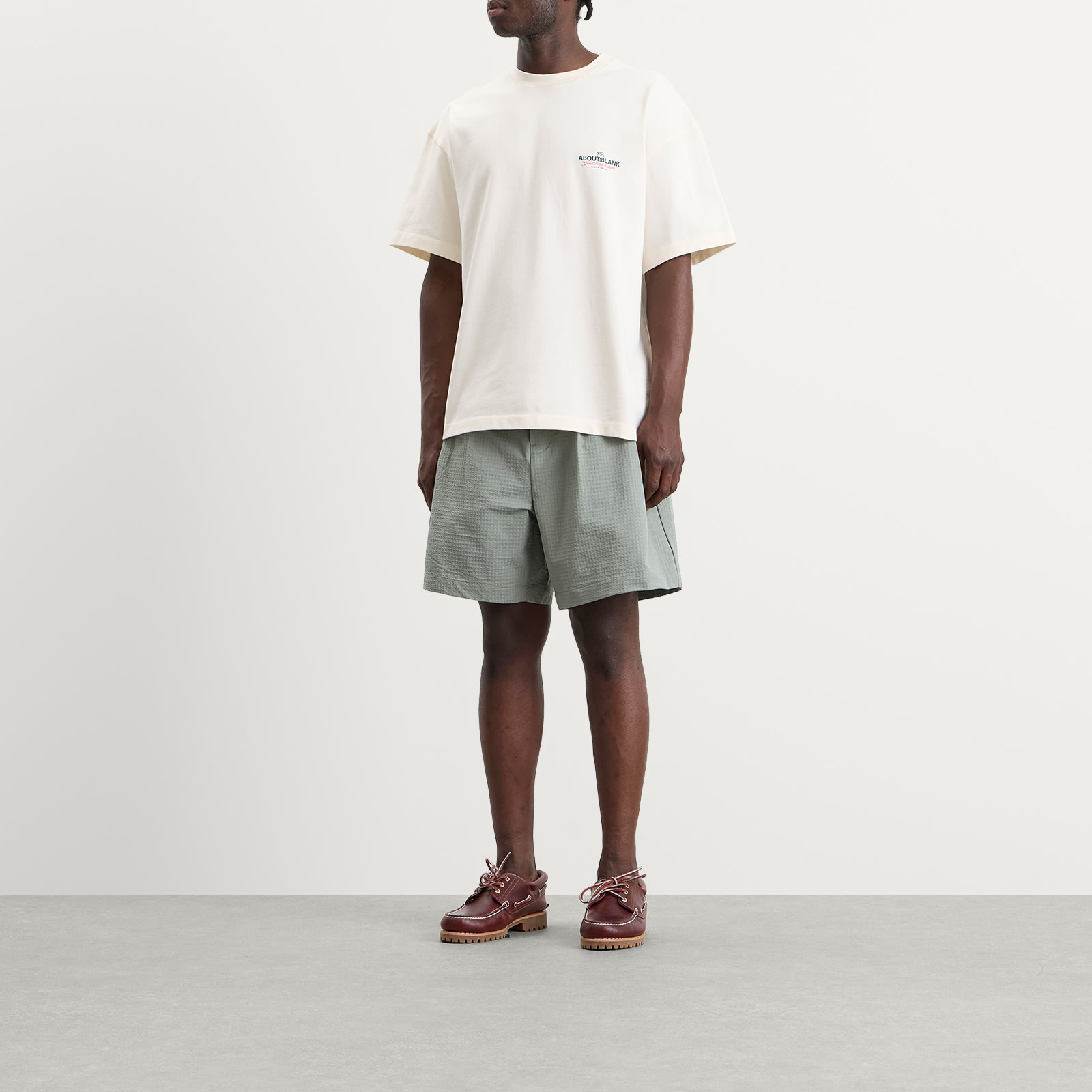 Men's Textured Shorts Sage