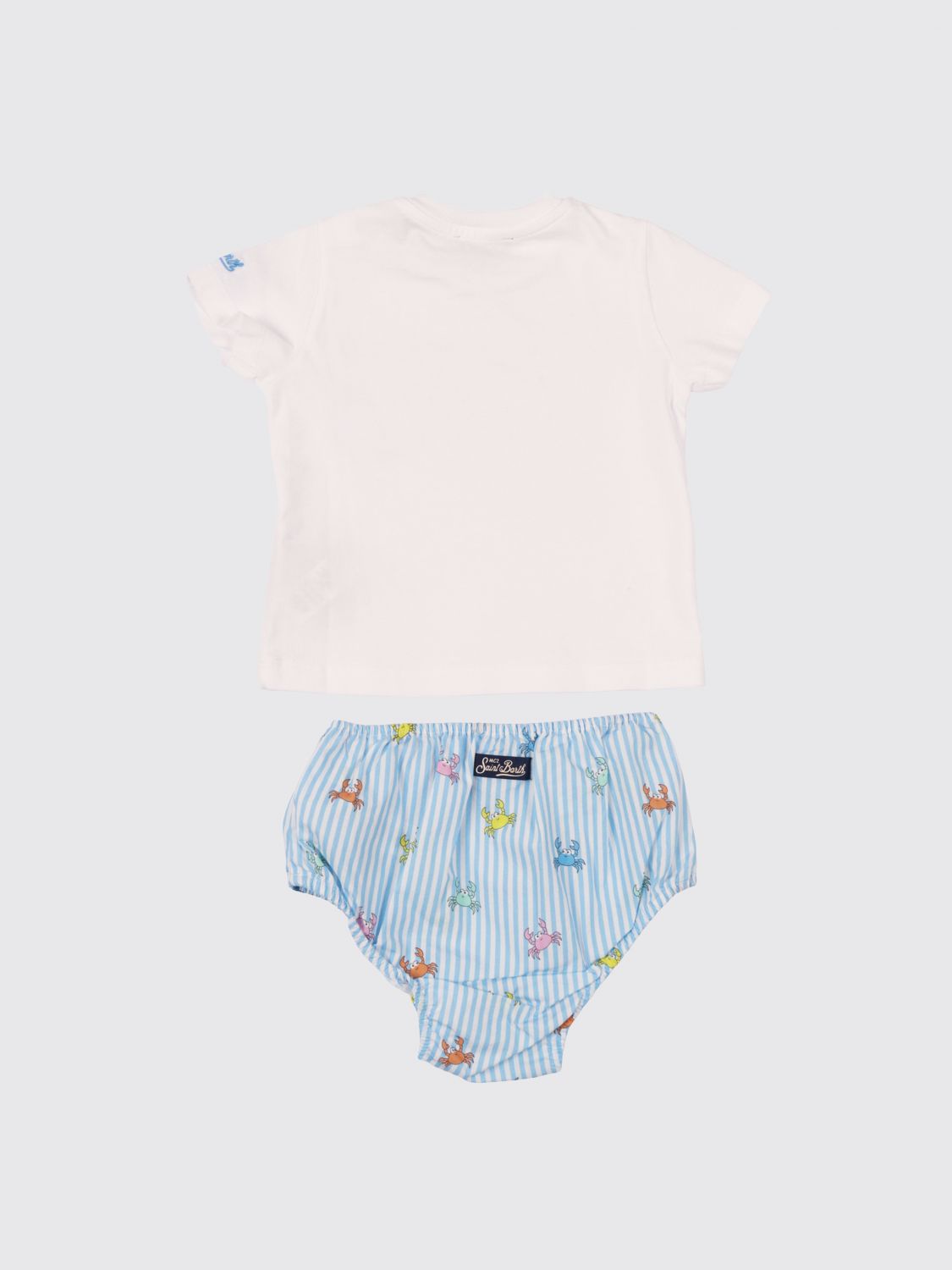 Samy Boy's 2-Piece Set with Striped Cotton T-shirt and Shorts