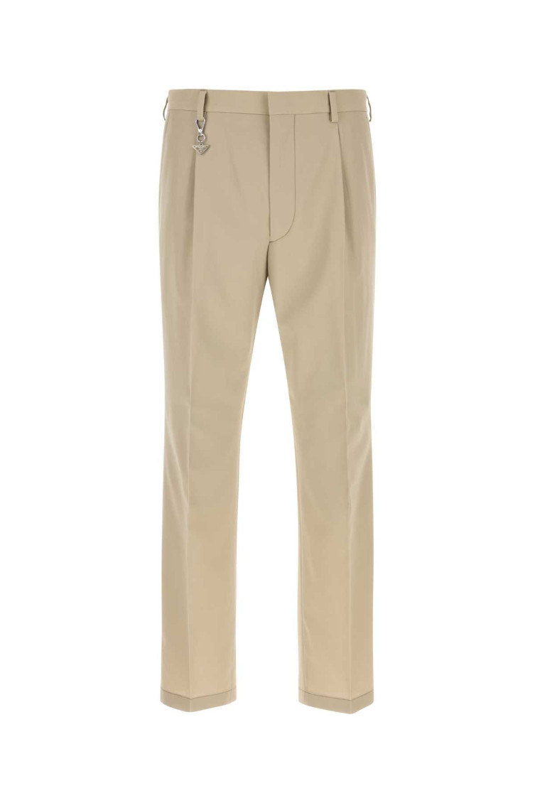 Prada - tailored trousers belt loops side pocket