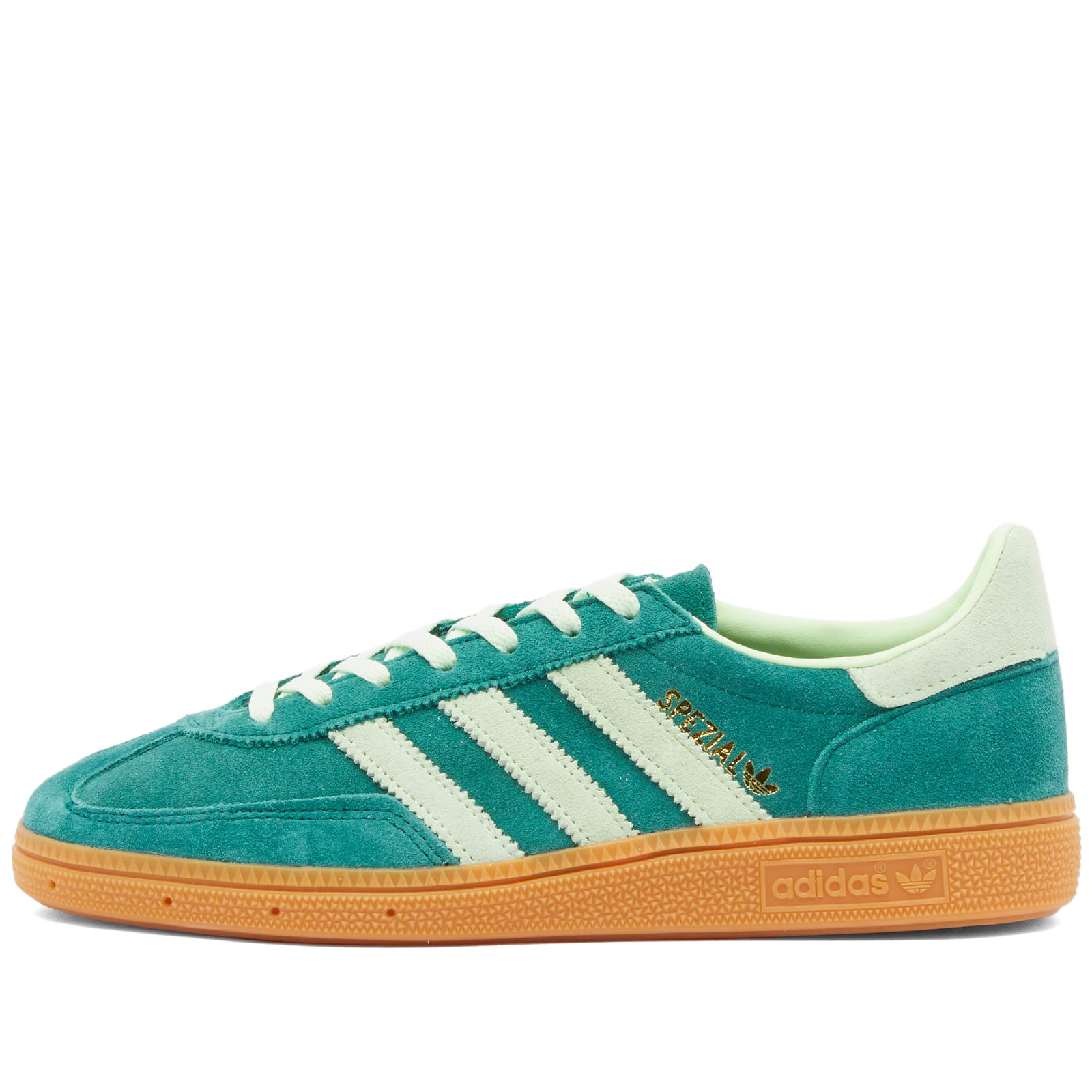 Handball Spezial Sneakers in Collegiate Green/Semi Green Spark/Gum 