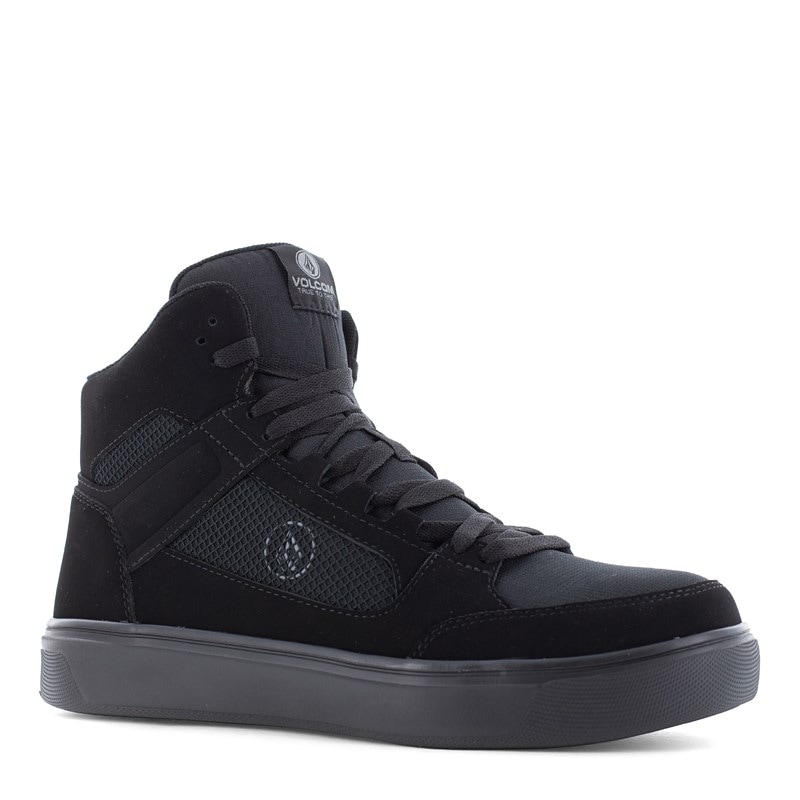 Women's Evolve Slip Resistant High Top Work Shoes (Triple Black)