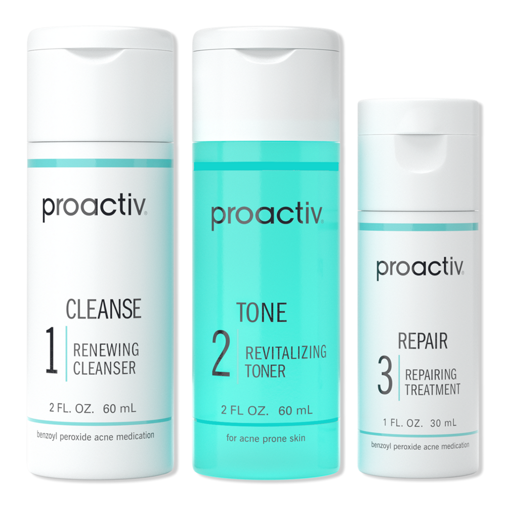 Travel Size 3-Step Routine Complete Acne Skin Care Kit