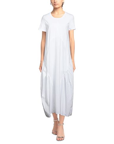 Woman Maxi dress White Size M Cotton