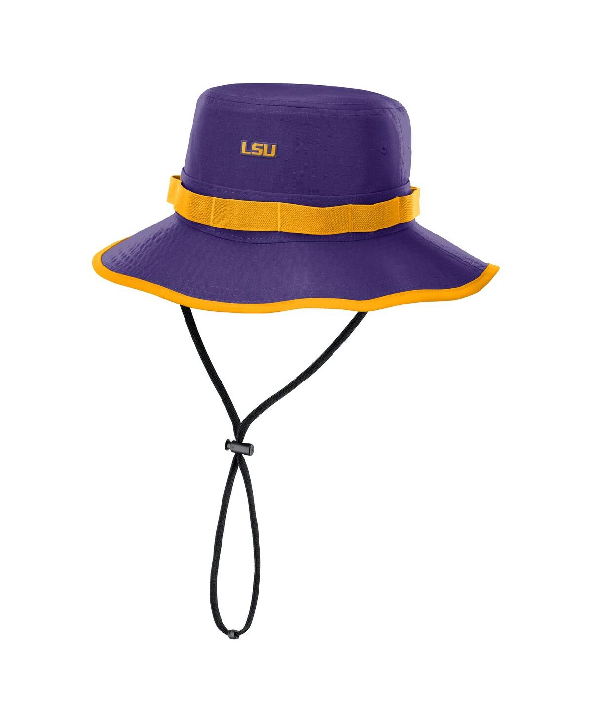 Men's Purple Lsu Tigers 2025 Sideline Apex Boonie Bucket Hat - Purple