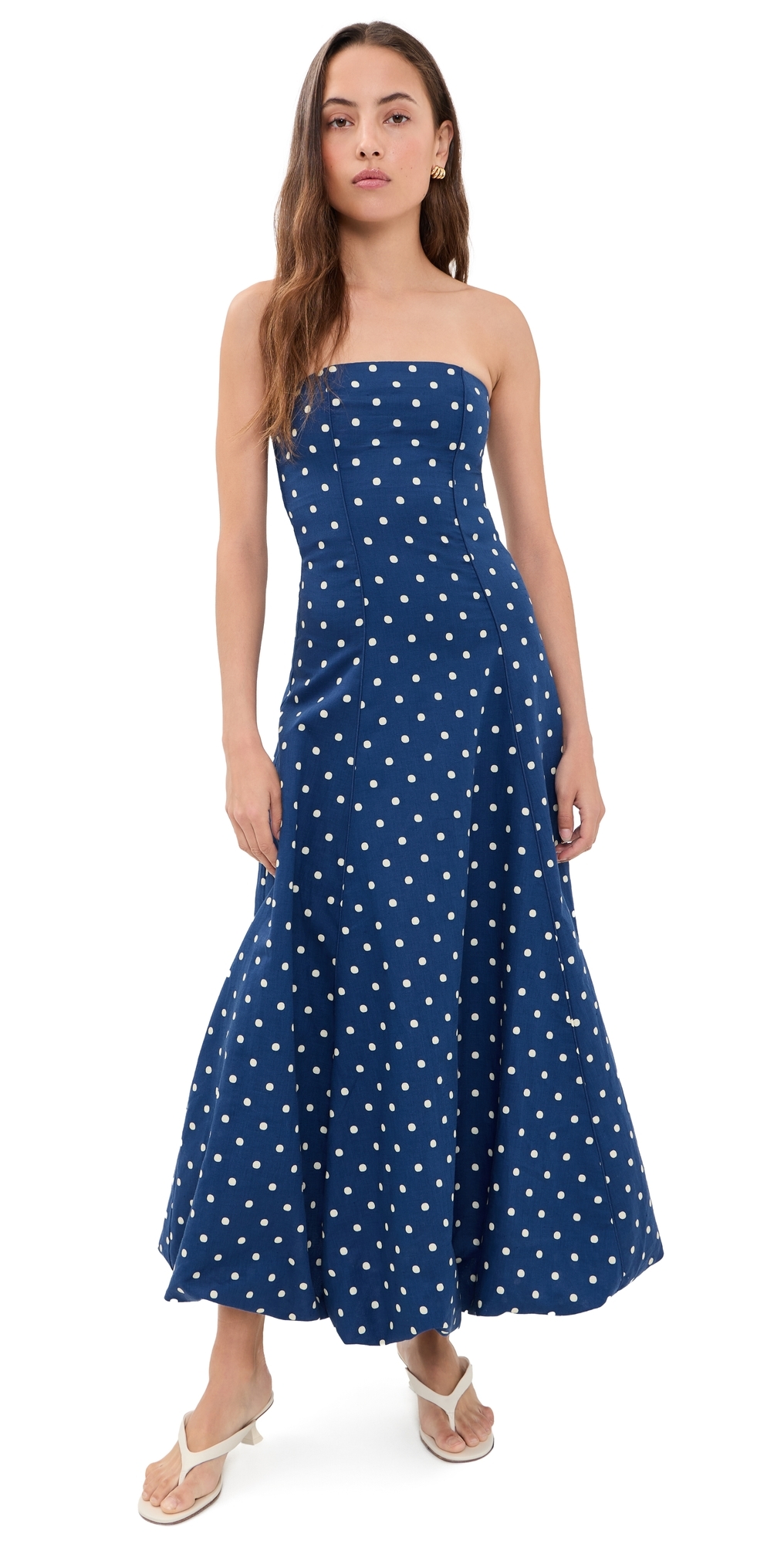 Lily Maxi Dress Navy Yellow