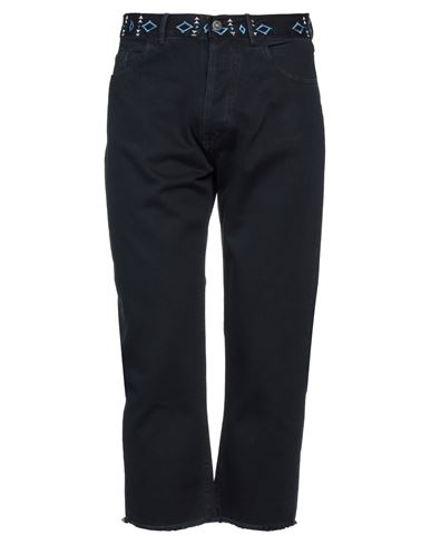 Man Cropped Pants Midnight blue
