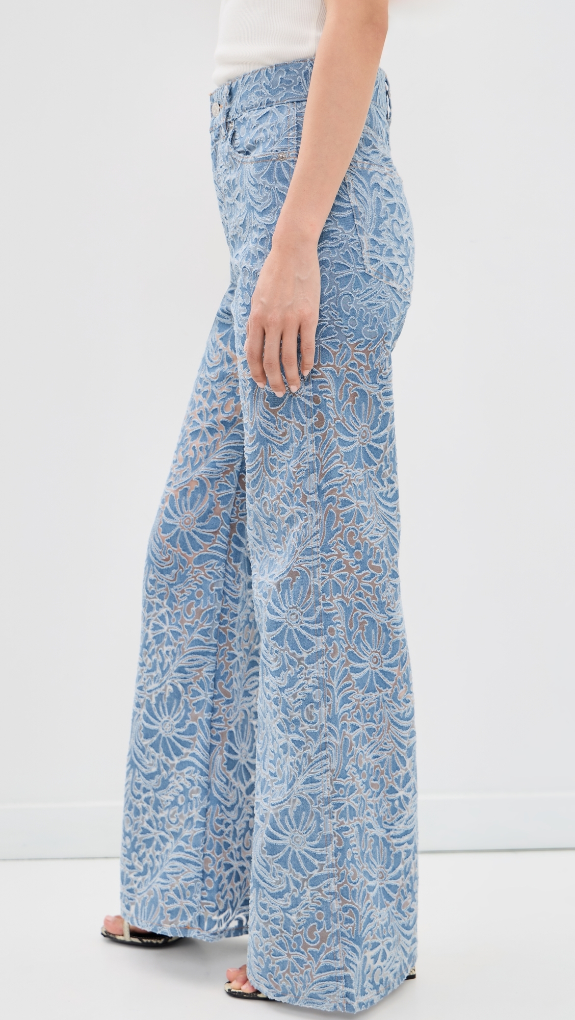 Taylor Floral Burnout Jeans Lkshre