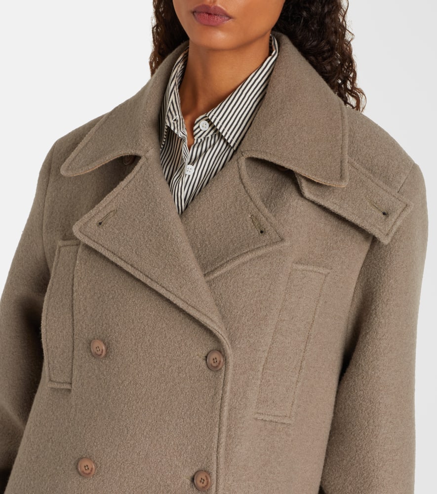 Scothern virgin wool peacoat