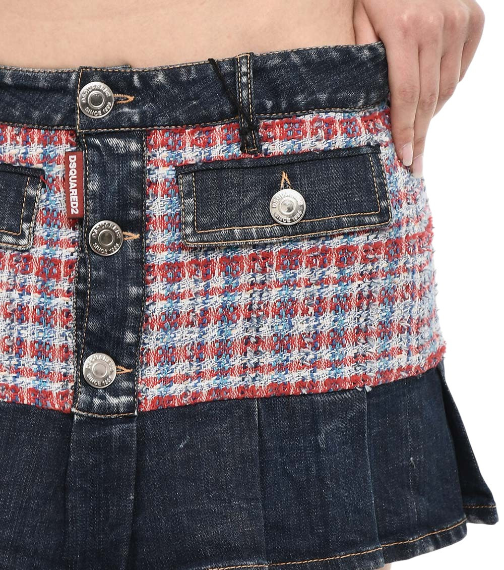 Denim Mini Skirt