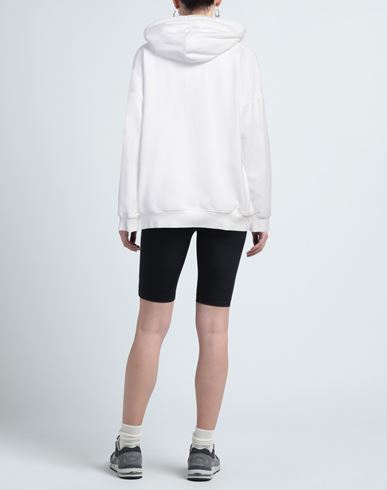 Woman Sweatshirt White Size L Cotton