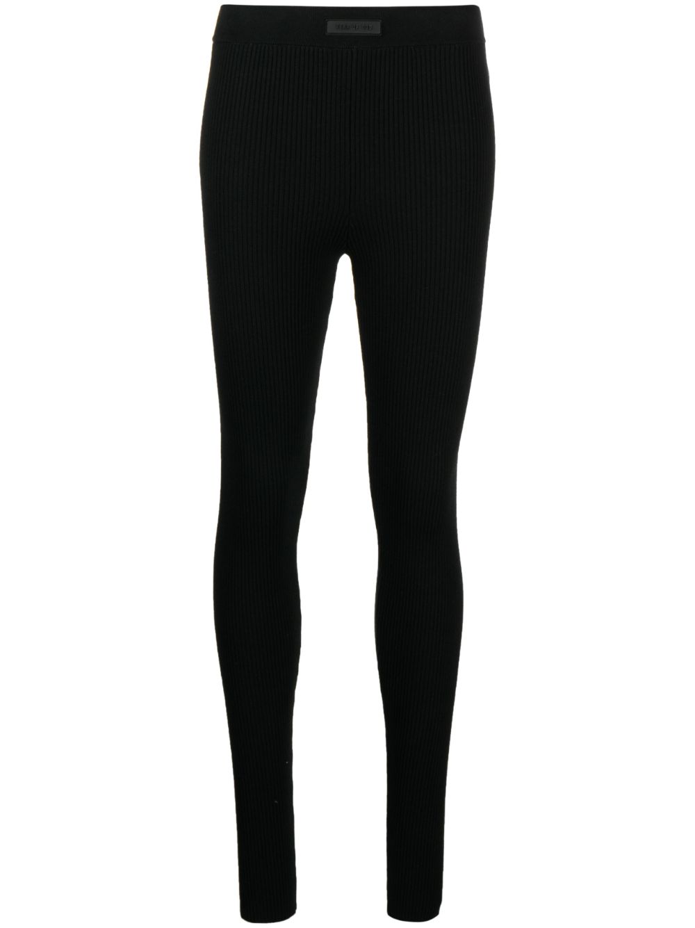 Essentials ribbed leggings - Black